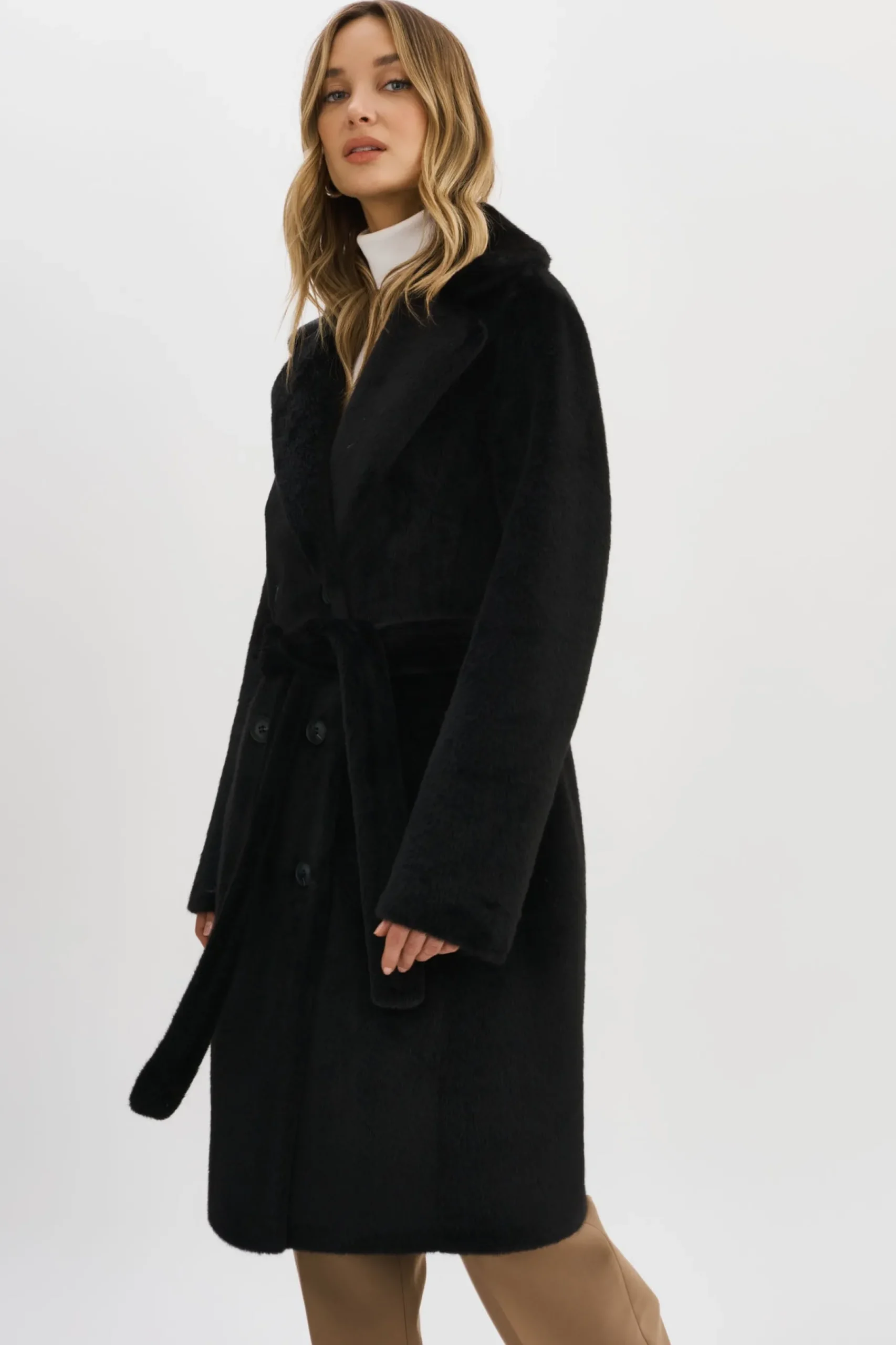 Femme LAMARQUE ABIGAIL | Manteau Réversible En Fausse Peau De Mouton