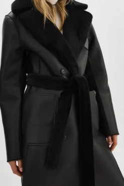 Femme LAMARQUE ABIGAIL | Manteau Réversible En Fausse Peau De Mouton