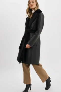 Femme LAMARQUE ABIGAIL | Manteau Réversible En Fausse Peau De Mouton