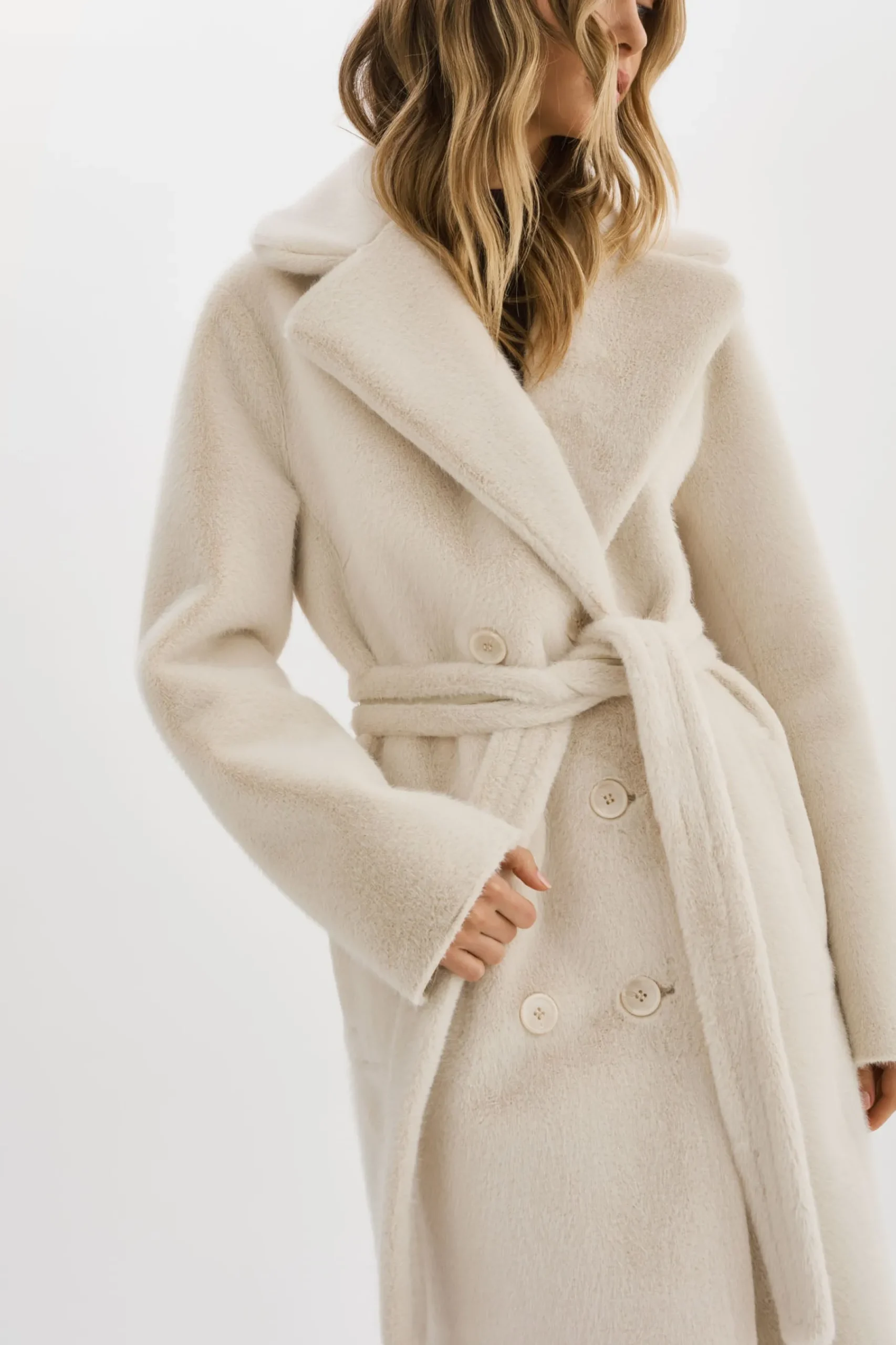 Femme LAMARQUE ABIGAIL | Manteau Réversible En Fausse Peau De Mouton