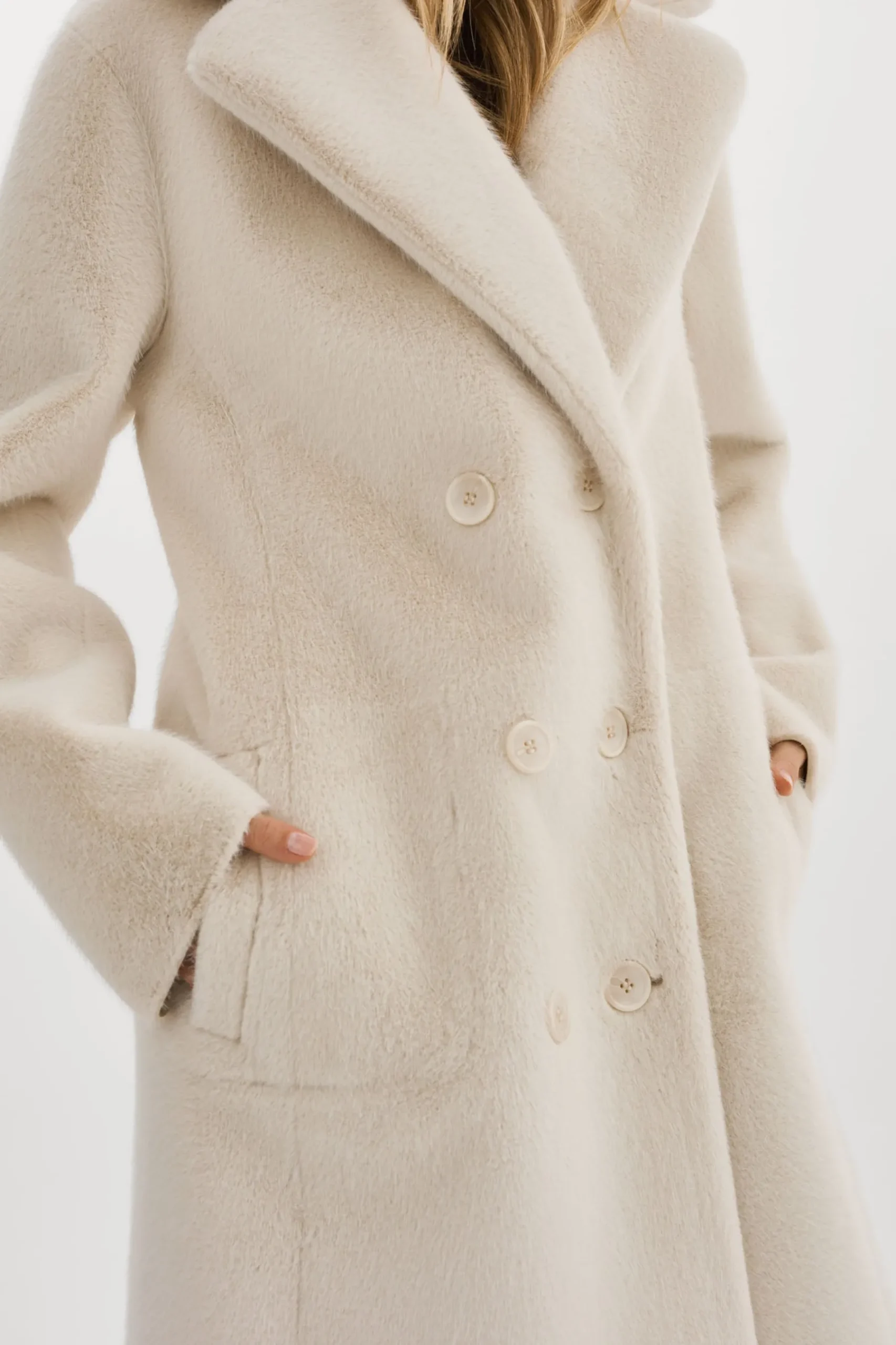 Femme LAMARQUE ABIGAIL | Manteau Réversible En Fausse Peau De Mouton
