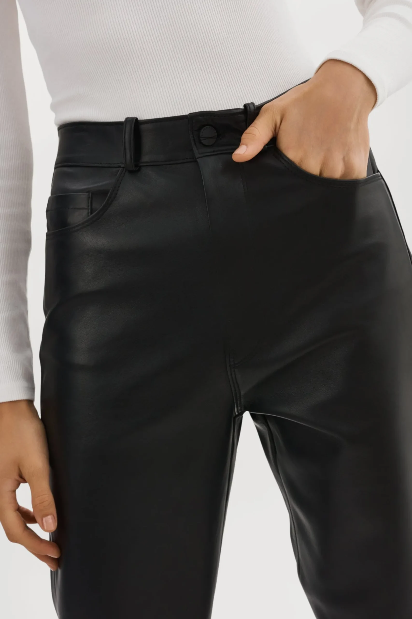 Femme LAMARQUE ADELINE Pantalon En Cuir