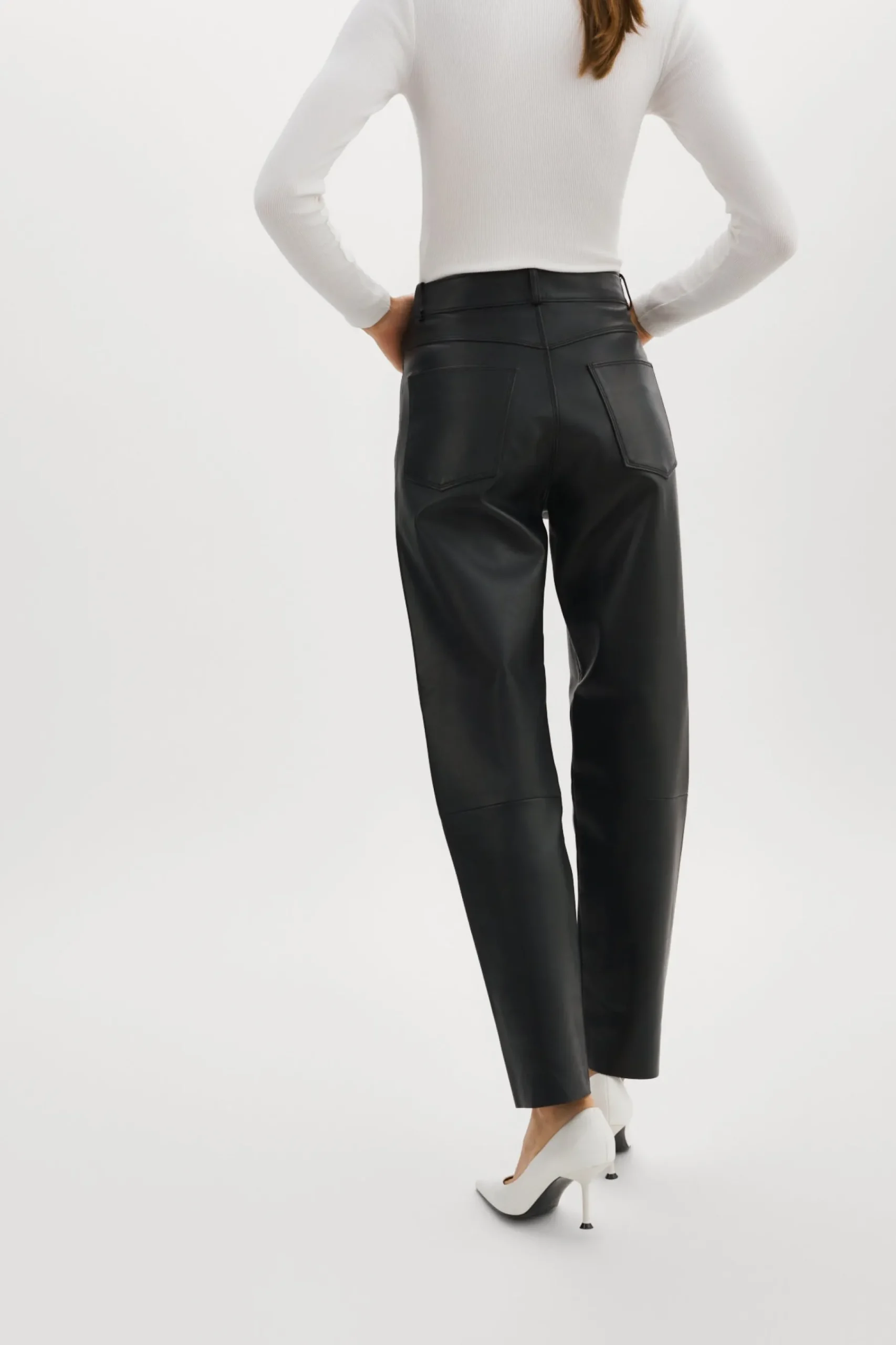 Femme LAMARQUE ADELINE Pantalon En Cuir