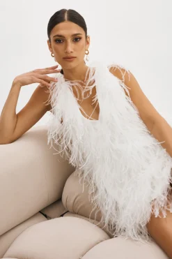 Femme LAMARQUE ALENA | Feather Dress