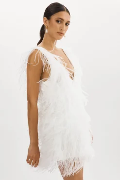 Femme LAMARQUE ALENA | Feather Dress