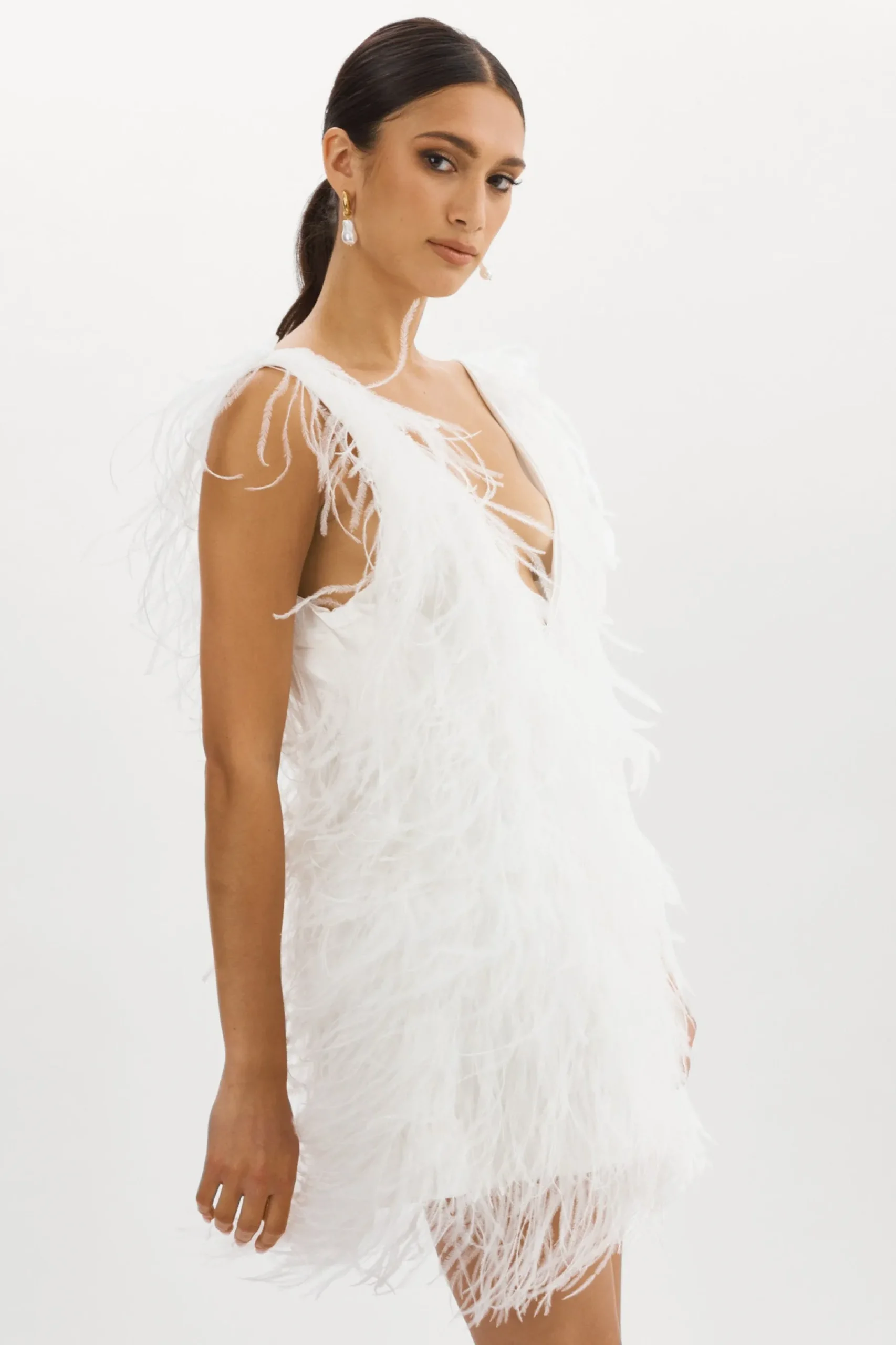 Femme LAMARQUE ALENA | Feather Dress