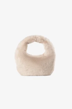 Femme LAMARQUE ALIX | Mini Sac Hobo En Fausse Fourrure