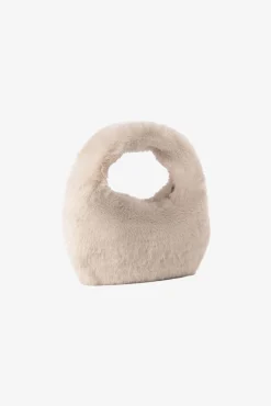 Femme LAMARQUE ALIX | Mini Sac Hobo En Fausse Fourrure