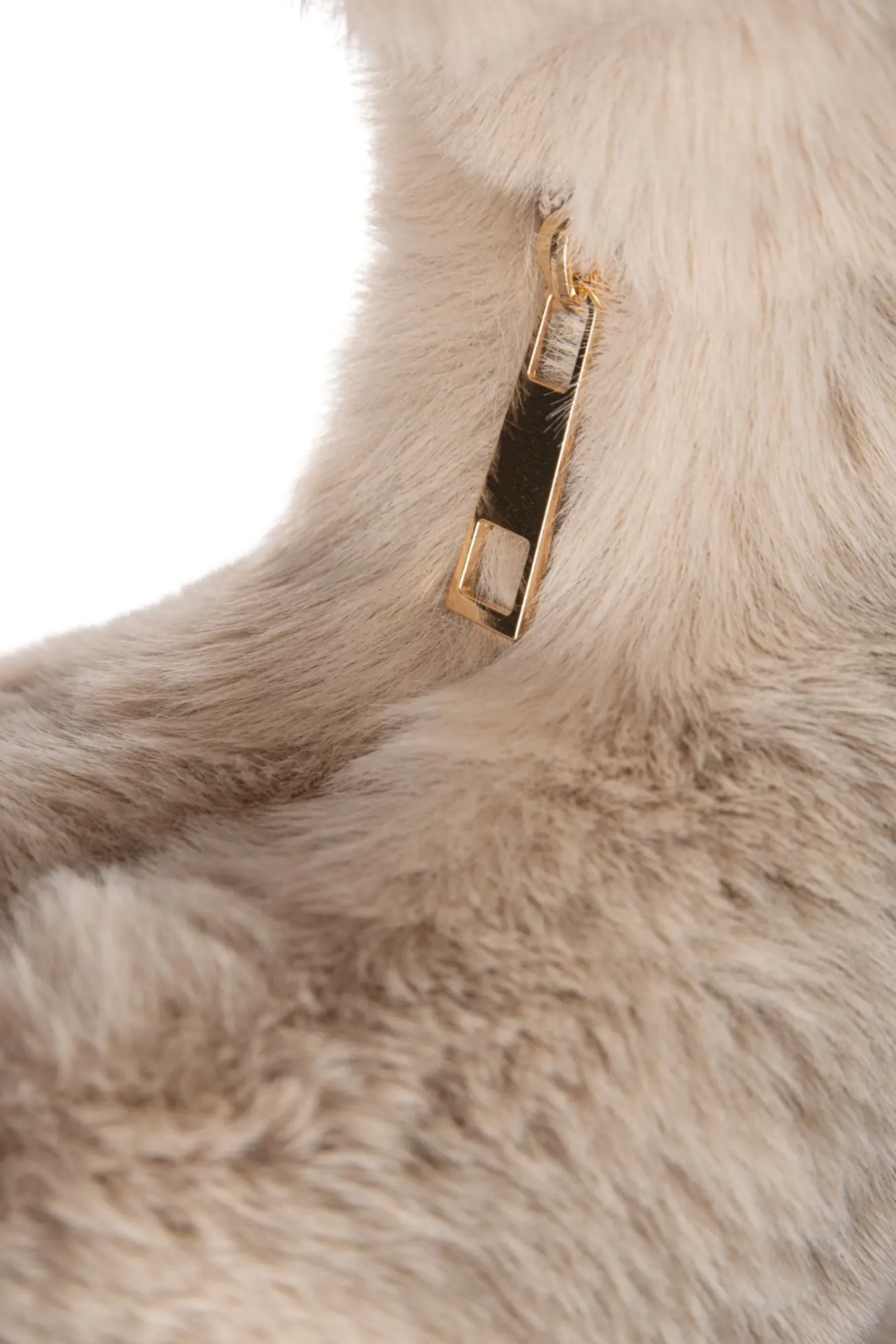 Femme LAMARQUE ALIX | Mini Sac Hobo En Fausse Fourrure