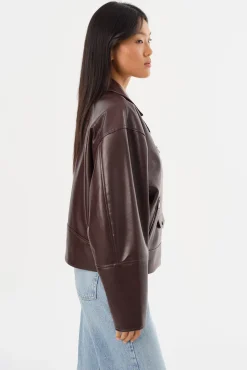 Femme LAMARQUE ANDRADE | Recycled Leather Biker Jacket