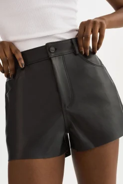 Femme LAMARQUE ANIKA | Short à Taille Haute En Cuir