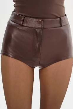 Femme LAMARQUE ANNAISE | Short Chaud En Cuir