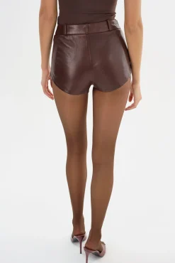 Femme LAMARQUE ANNAISE | Short Chaud En Cuir