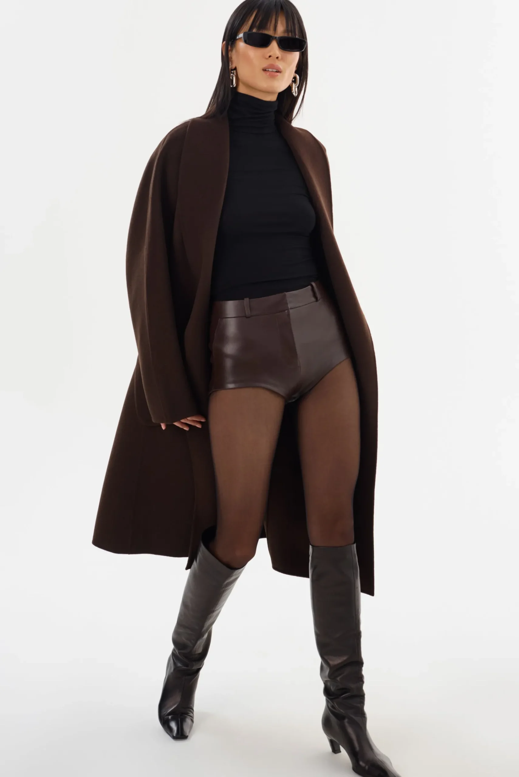 Femme LAMARQUE ANNAISE | Short Chaud En Cuir