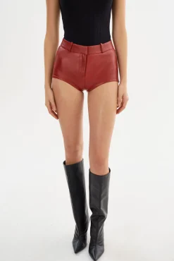 Femme LAMARQUE ANNAISE | Short Chaud En Cuir