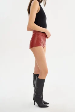 Femme LAMARQUE ANNAISE | Short Chaud En Cuir