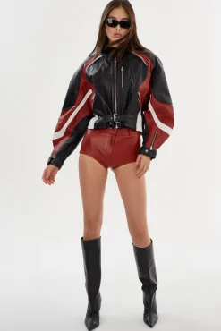 Femme LAMARQUE ANNAISE | Short Chaud En Cuir