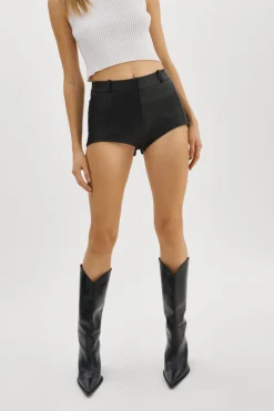 Femme LAMARQUE ANNAISE | Shorts En Cuir Moulant