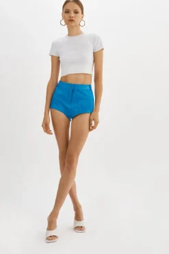 Femme LAMARQUE ANNAISE | Shorts En Cuir Moulant