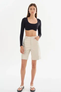 Femme LAMARQUE ARAE | Faux Leather Shorts