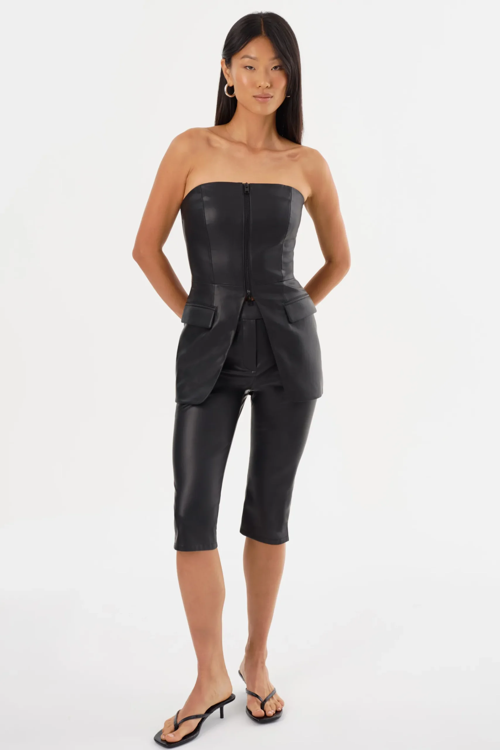 Femme LAMARQUE AVANI | Top Bustier En Similicuir