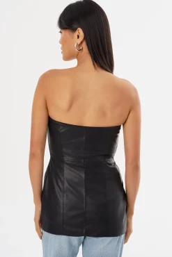 Femme LAMARQUE AVANI | Top Bustier En Similicuir