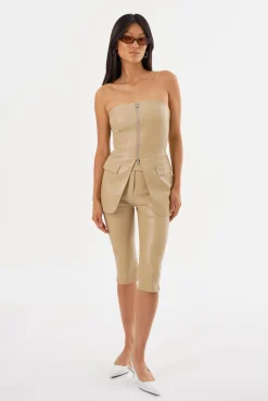 Femme LAMARQUE AVANI | Top Bustier En Similicuir