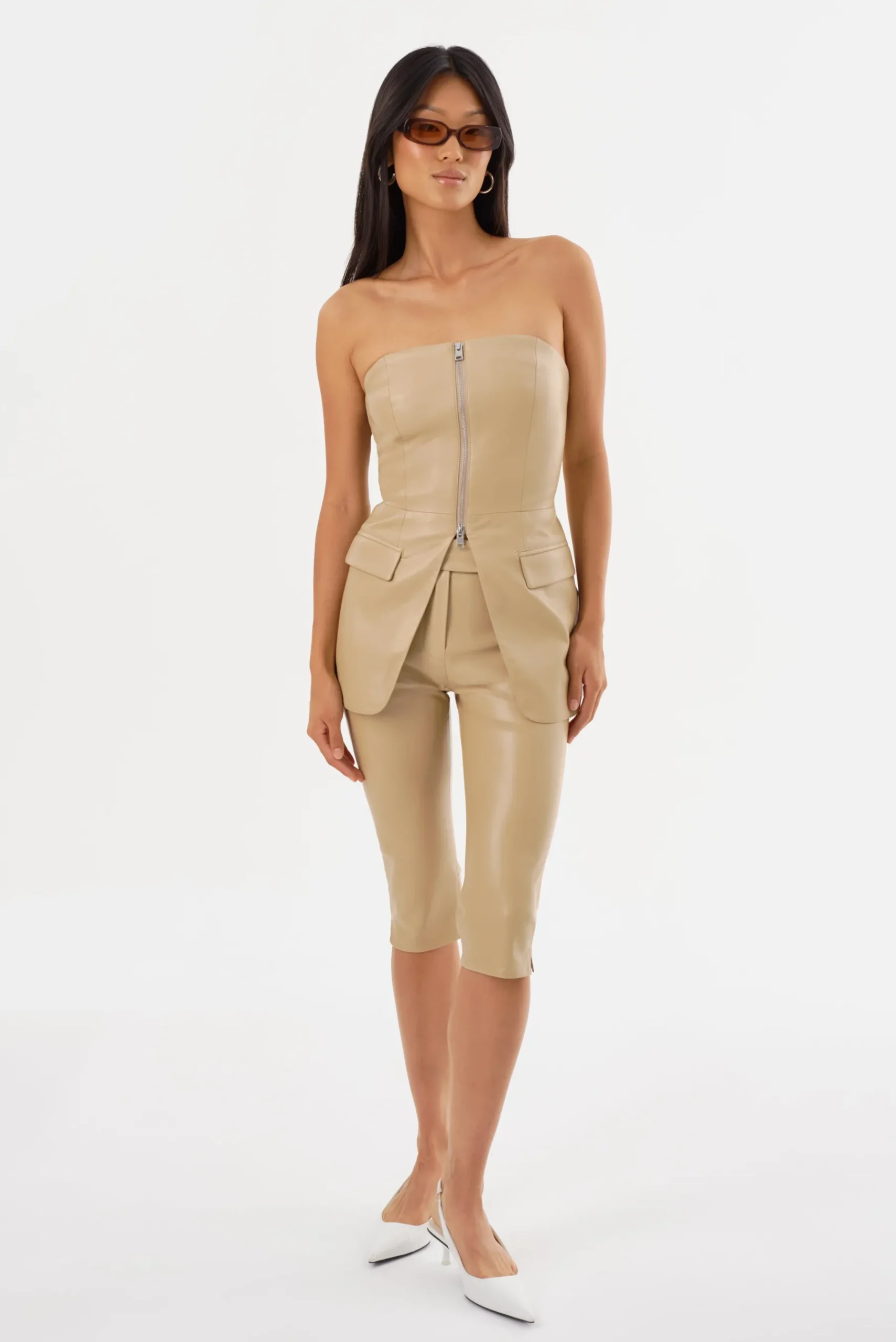 Femme LAMARQUE AVANI | Top Bustier En Similicuir