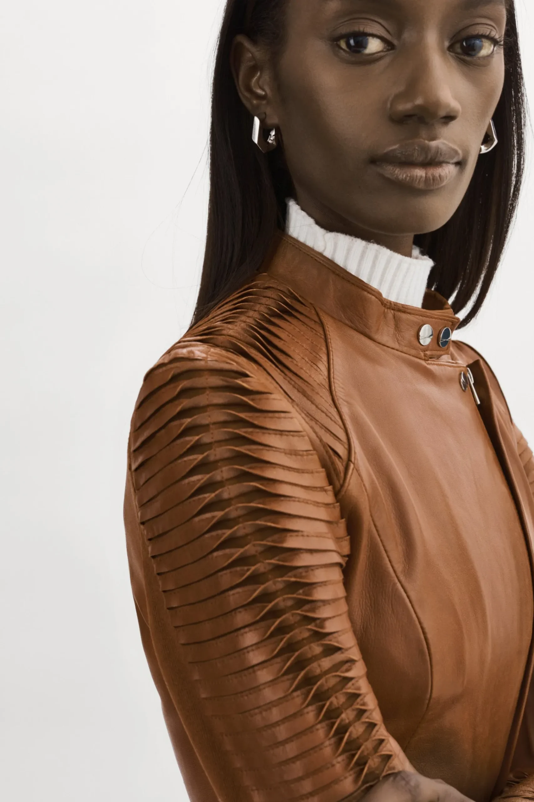 Femme LAMARQUE AZRA | Veste De Cuir