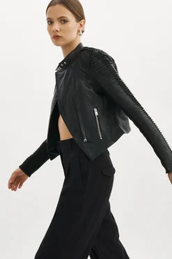 Femme LAMARQUE AZRA Veste En Cuir Signature