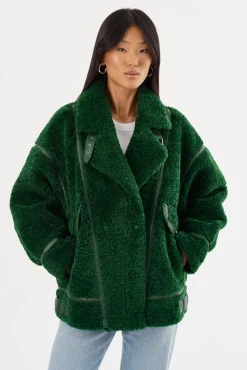 Femme LAMARQUE BADU | Oversized Faux Shearling Jacket