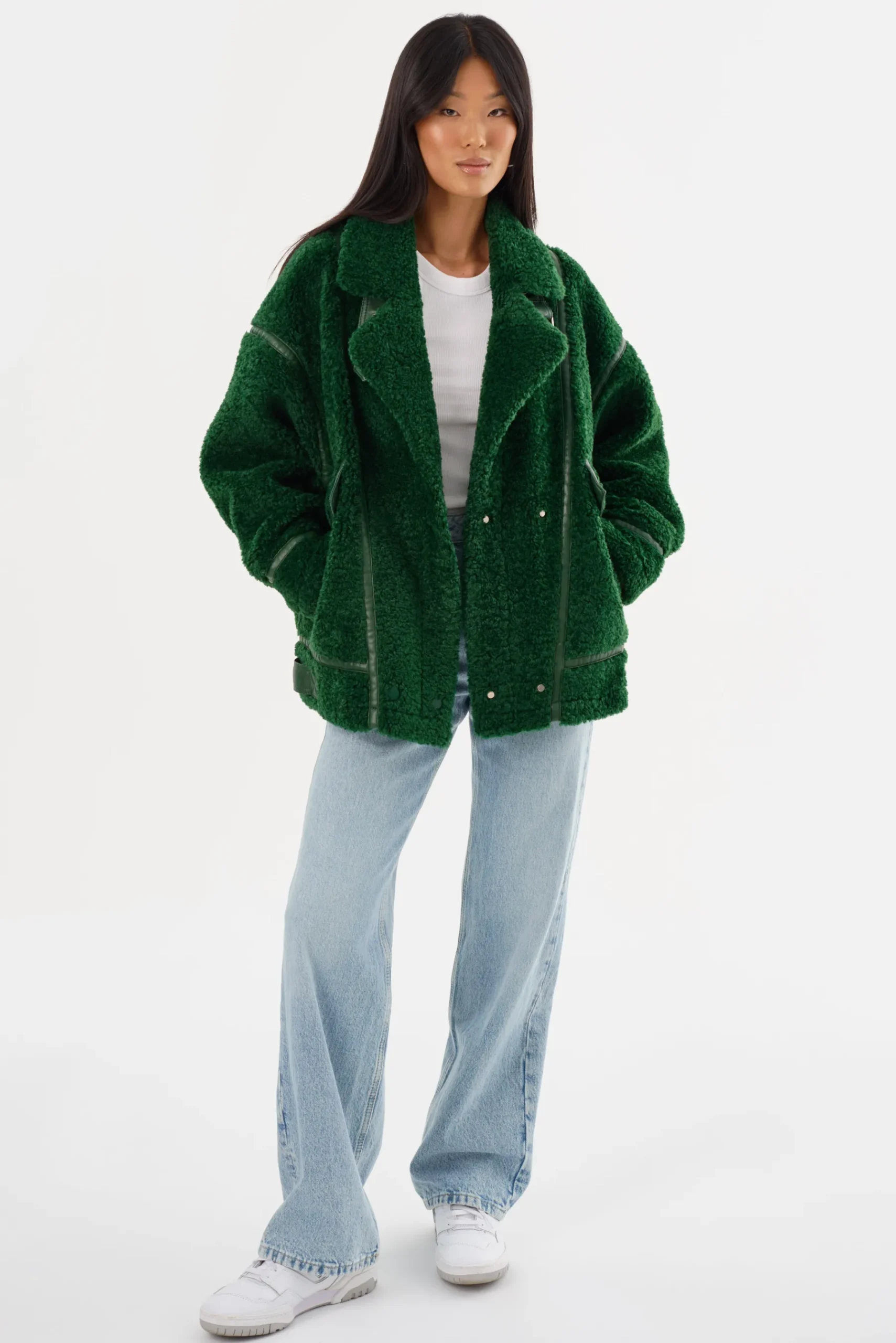 Femme LAMARQUE BADU | Oversized Faux Shearling Jacket