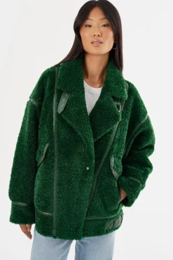 Femme LAMARQUE BADU | Oversized Faux Shearling Jacket