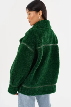 Femme LAMARQUE BADU | Oversized Faux Shearling Jacket
