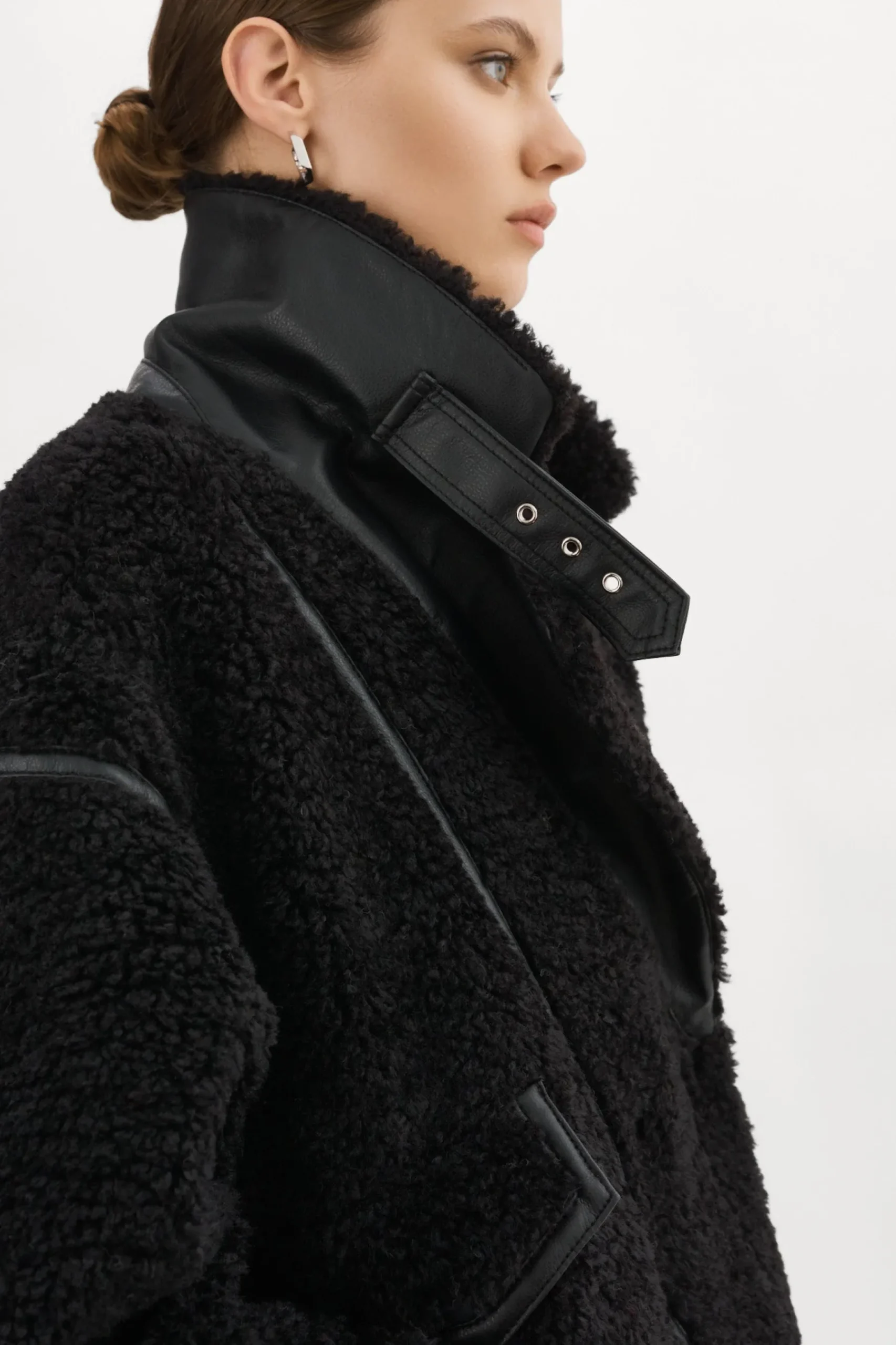 Femme LAMARQUE BADU | Veste Oversize En Fausse Peau De Mouton