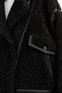 Femme LAMARQUE BADU | Veste Oversize En Fausse Peau De Mouton
