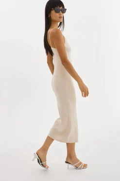 Femme LAMARQUE BETTINA | Robe En Tricot Côtelé