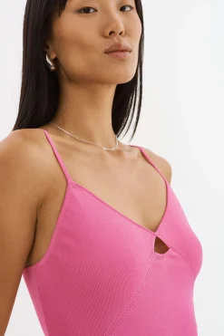 Femme LAMARQUE BETTINA | Robe En Tricot Côtelé