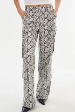 Femme LAMARQUE BOBBI | Faux Leather Cargo Pants