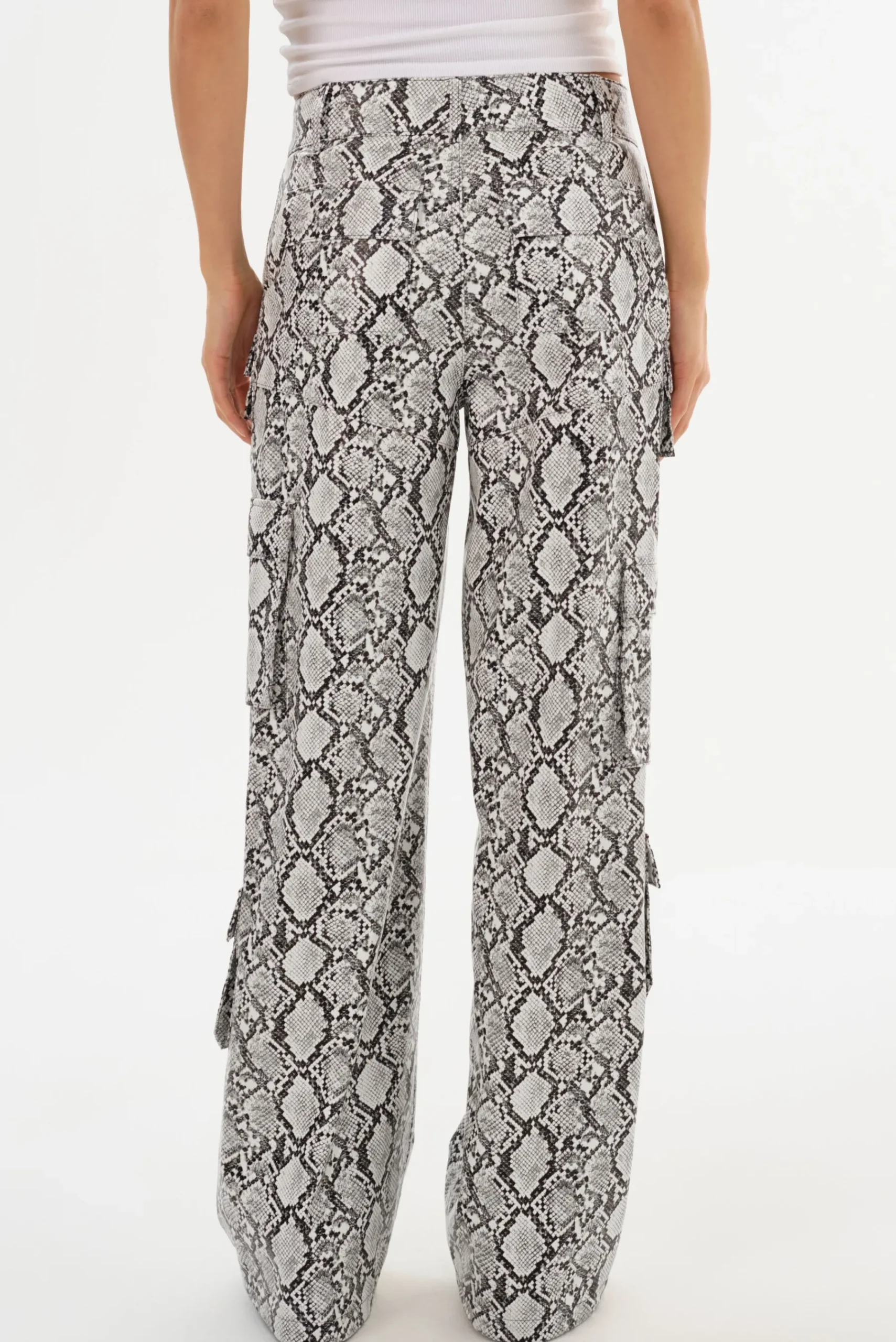 Femme LAMARQUE BOBBI | Faux Leather Cargo Pants