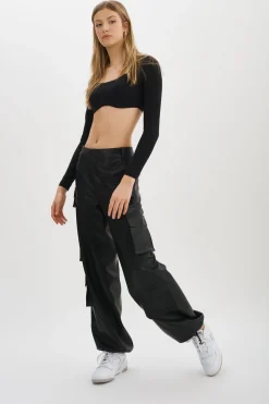 Femme LAMARQUE BOBBI | Pantalon Cargo En Similicuir