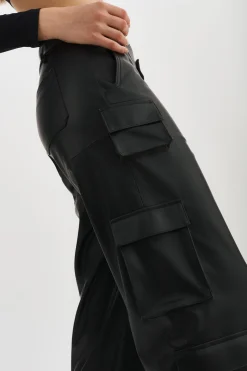 Femme LAMARQUE BOBBI | Pantalon Cargo En Similicuir