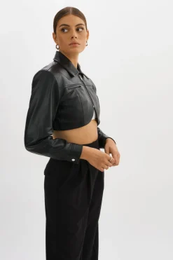 Femme LAMARQUE BRIELLE | Veste Courte En Cuir