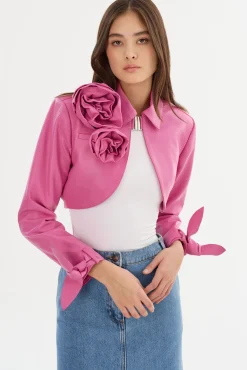 Femme LAMARQUE CALISTA | Appliqué Leather Bolero
