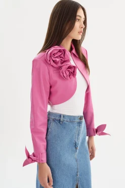 Femme LAMARQUE CALISTA | Appliqué Leather Bolero