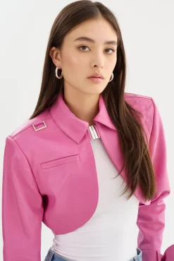 Femme LAMARQUE CALISTA | Appliqué Leather Bolero