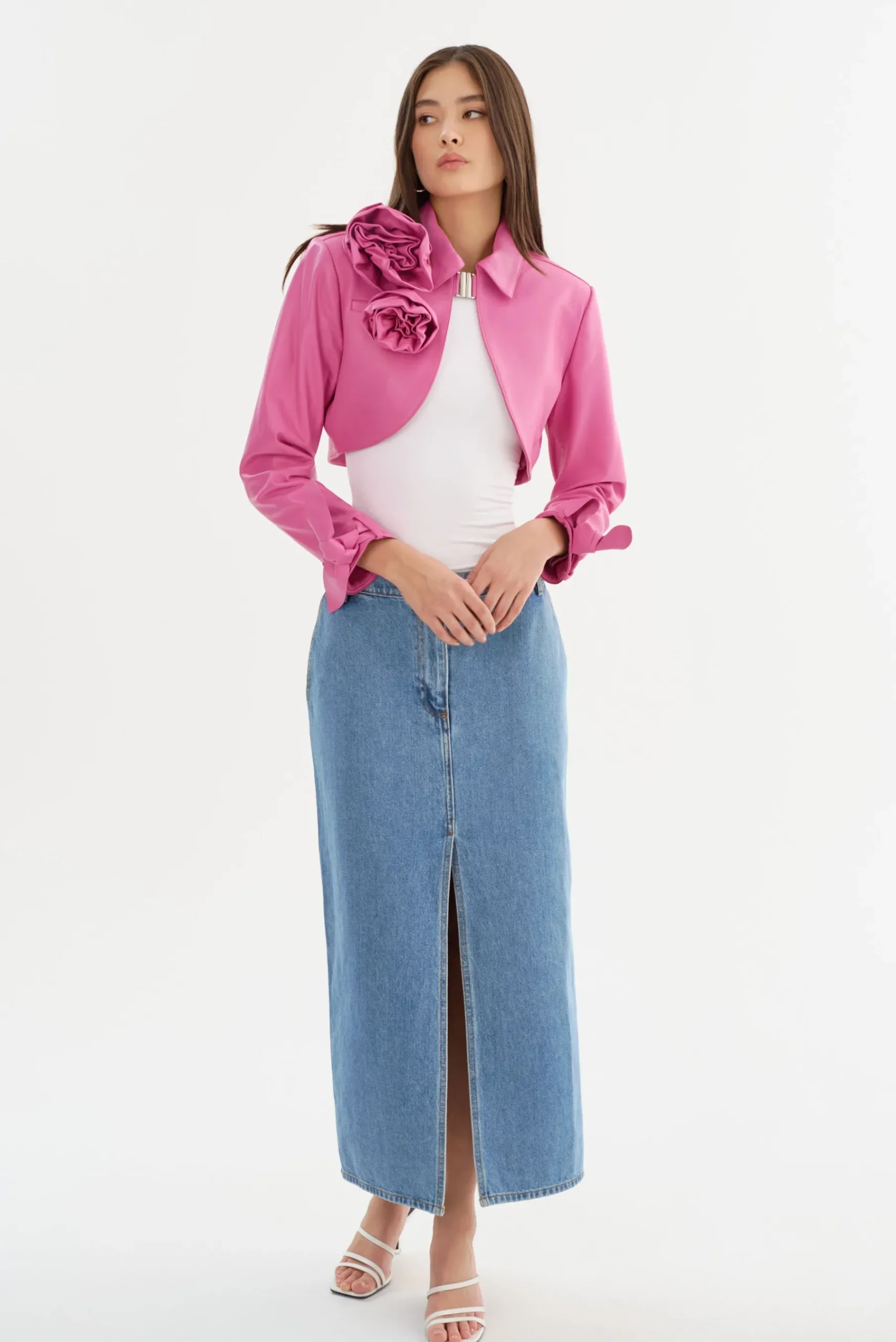Femme LAMARQUE CALISTA | Appliqué Leather Bolero