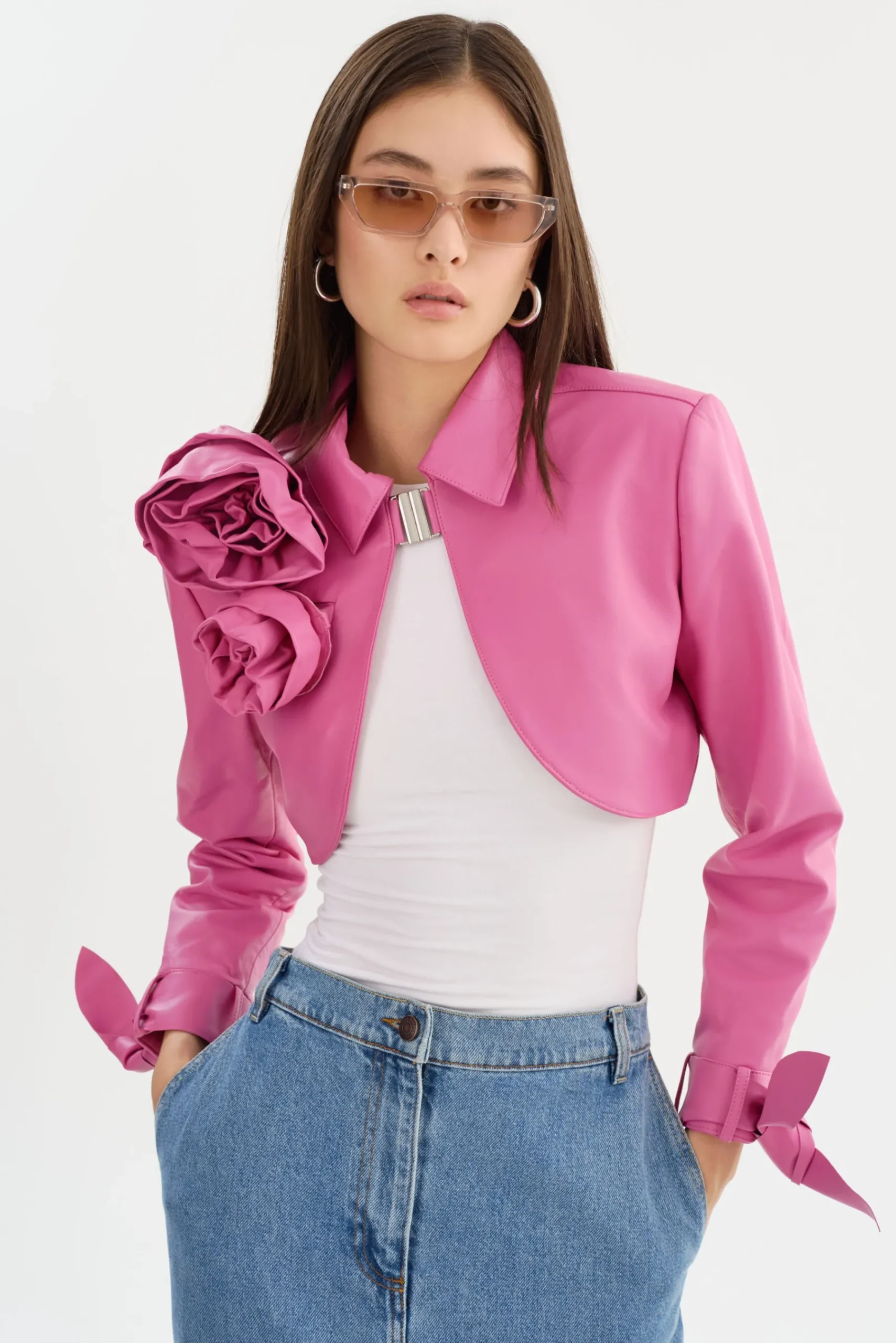 Femme LAMARQUE CALISTA | Appliqué Leather Bolero