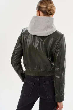 Femme LAMARQUE CANDACE | Leather Bomber Jacket