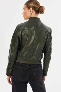 Femme LAMARQUE CANDACE | Leather Bomber Jacket